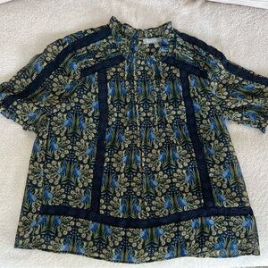 Anthropologie short sleeve top NWOT, never worn. Mint condition.